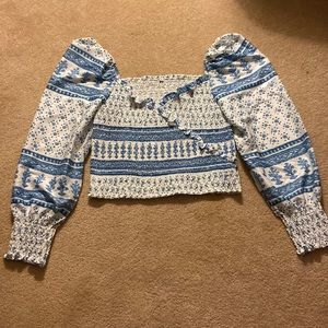 SHEIN puff sleeve blouse